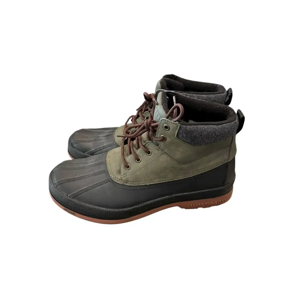 Sperry Cold Bay Chukka Olive Duck Boots Men’s 11 STS25500